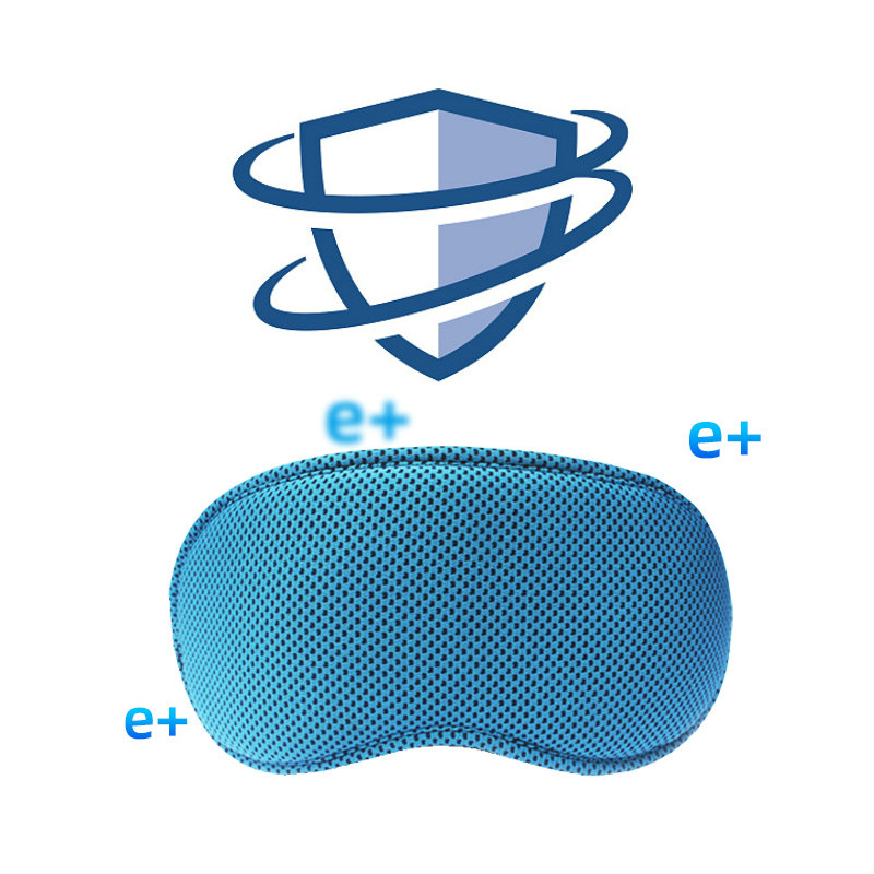 Verstellbare und schmerzfreie Kopfband-Memory-Foam-Augenmaske
