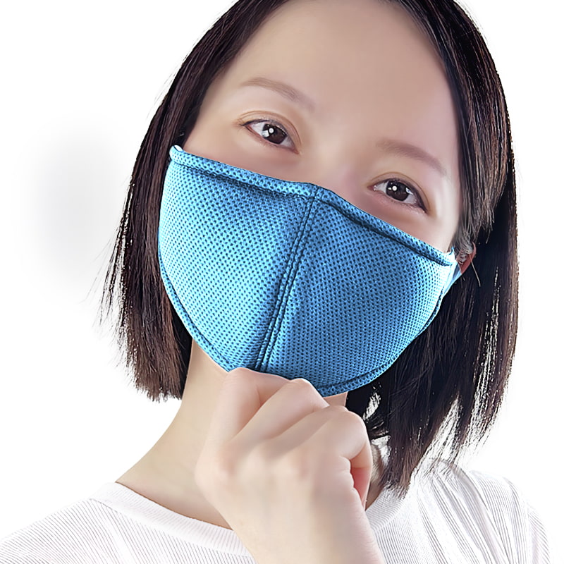 Hochwertige, elastische Ohrschlaufen. Komfortable Ferninfrarot-Energie-Gesichtsmaske